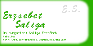 erzsebet saliga business card